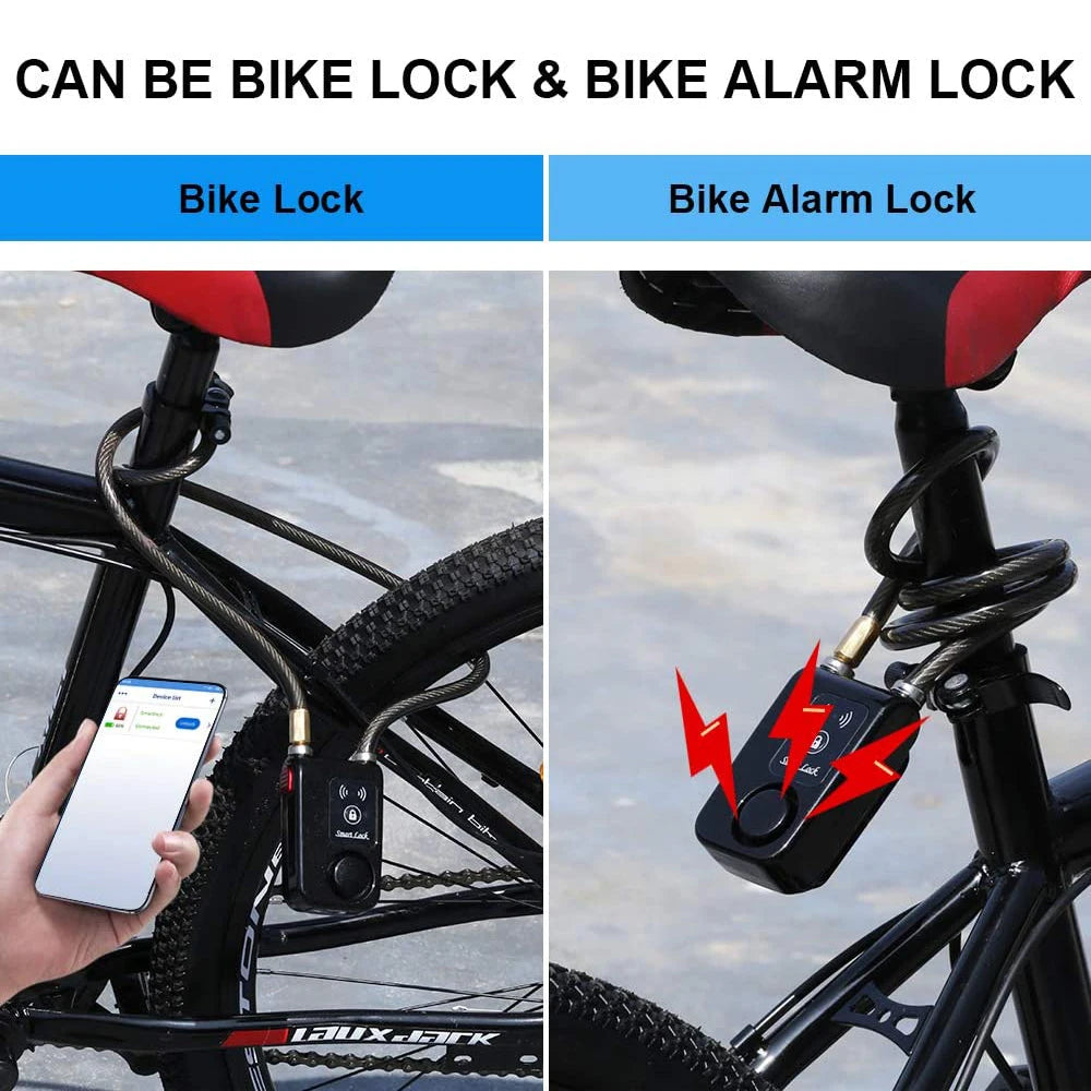 Anti-theft Alarm Lock Bluetooth Smart APP