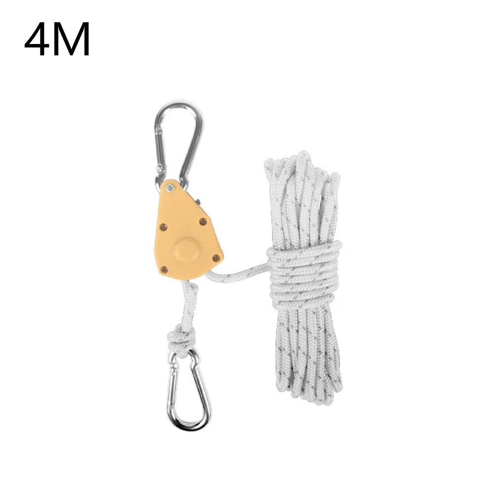 Tent Rope Hanger Pulley Hook,
