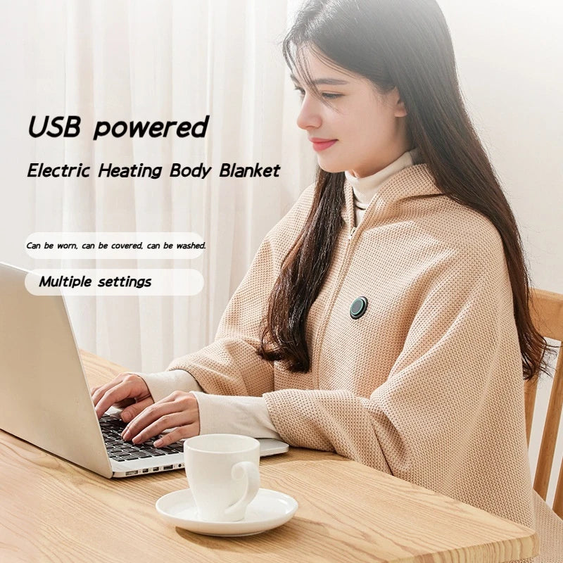 Portable and washable USB Heating Blanket