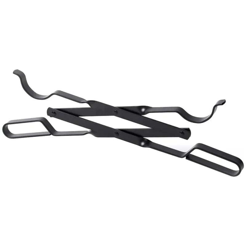 Outdoor Campfire Fireplace Tongs 66CM Long Heavy Duty Wrought Iron Log Grabber for Camping Fire Pit Campfire Bonfire Fireplace