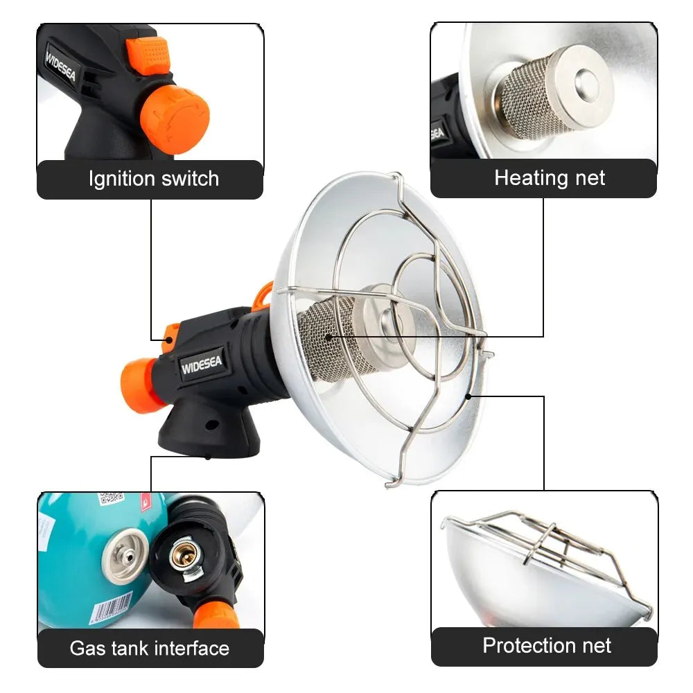 Portable Stainless Steel Fireplace for Winter