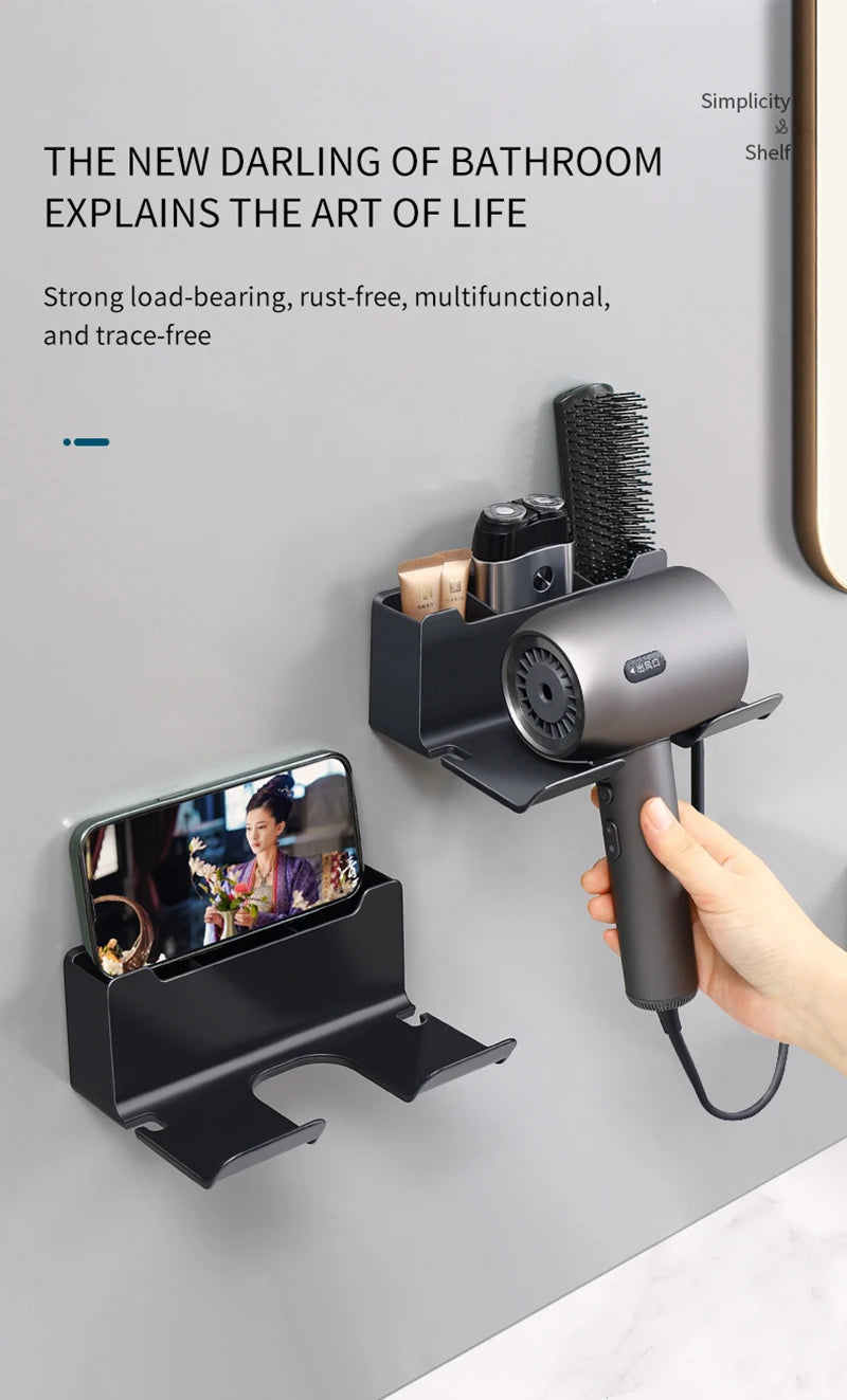 Bathroom Shelf Dryer Cradle