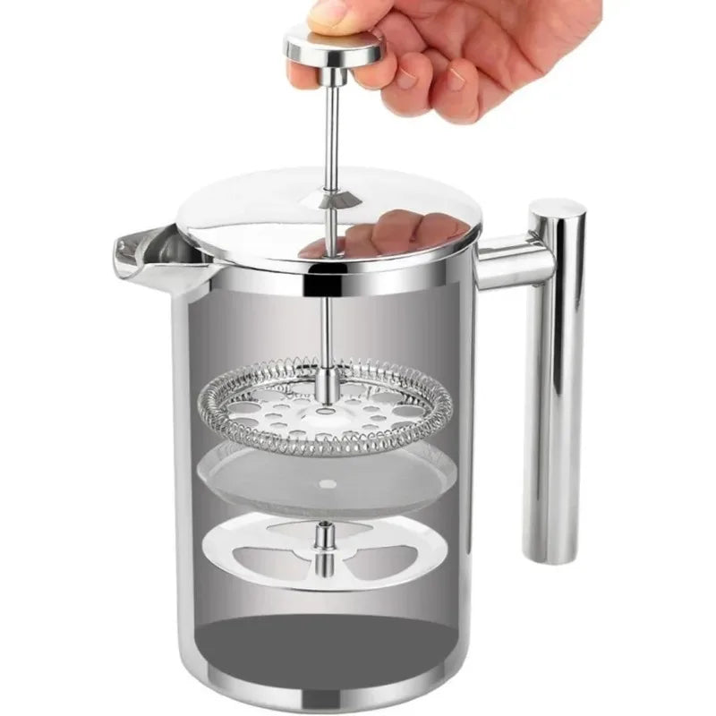 French Press 1000ml-Stainless Steel