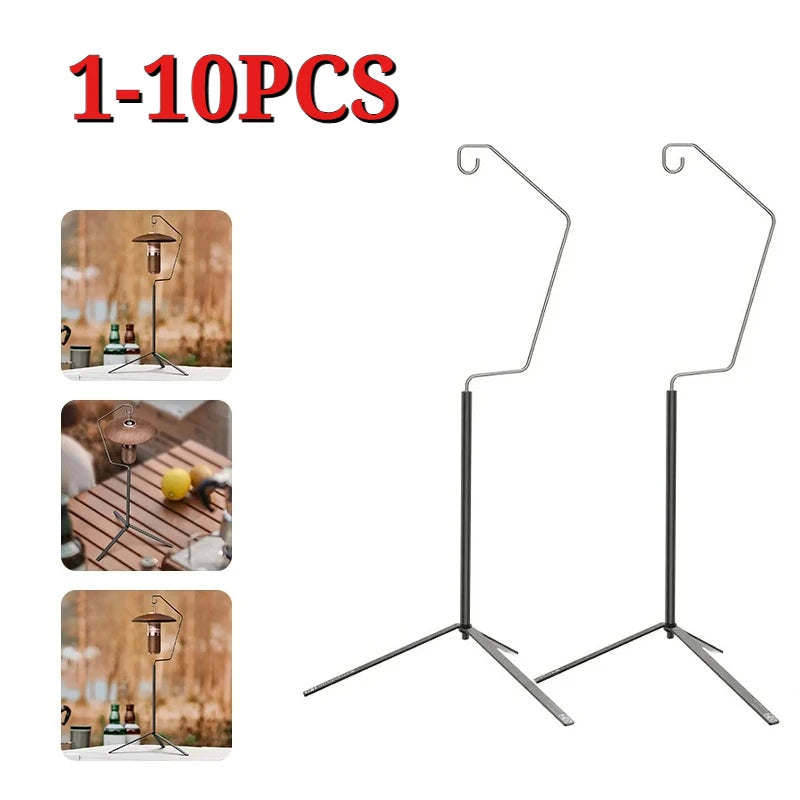 Camping Desktop Lamp Stand, Portable Detachable Tripod, Lightweight Aluminum