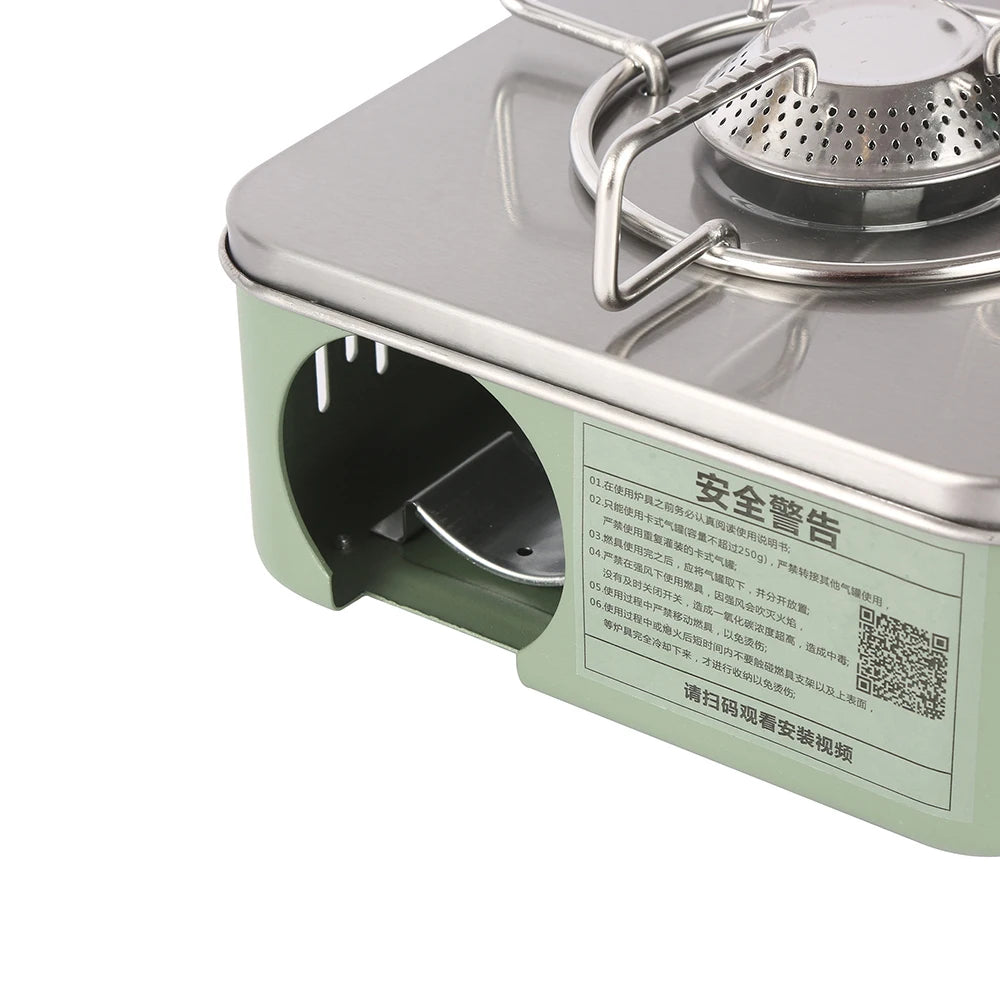 Camping Gas Stove 2800W High Firepower Portable Cassette Furnace Outdoor Gas Burner Picnic Camp