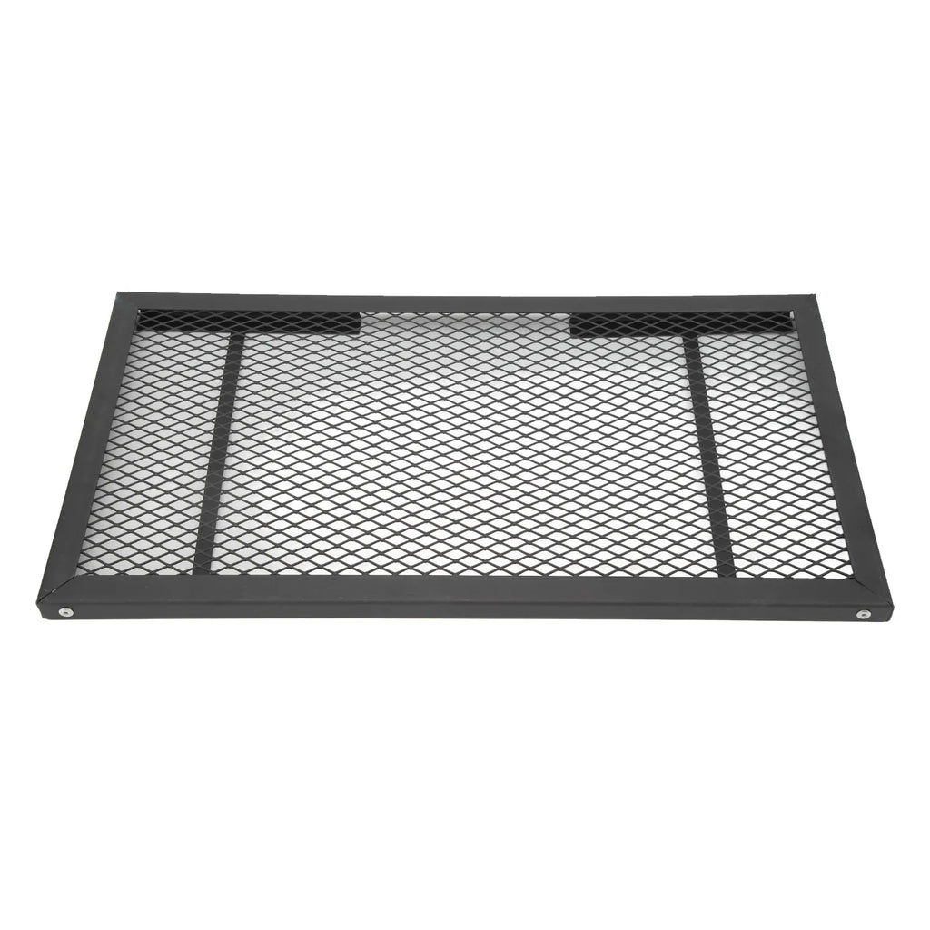 Folding Camp Fire Rack Folding Campfire Grill Heavy Duty Iron Waterproof Portable Camp Fire Cooking Rack for Outdoor Barbecue