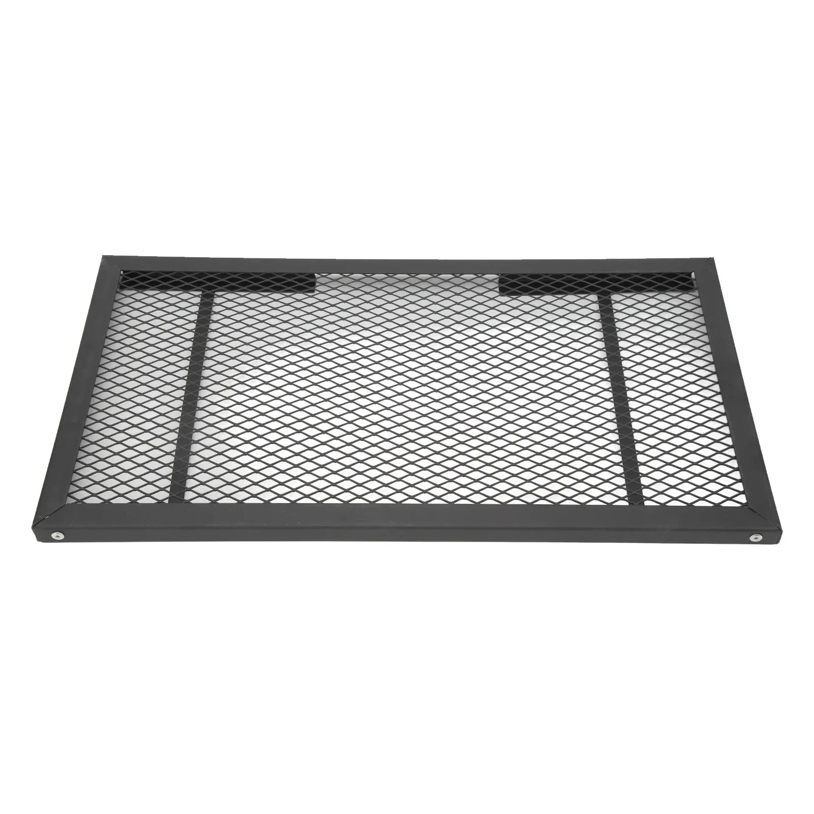 Folding Camp Fire Rack Folding Campfire Grill Heavy Duty Iron Waterproof Portable Camp Fire Cooking Rack for Outdoor Barbecue