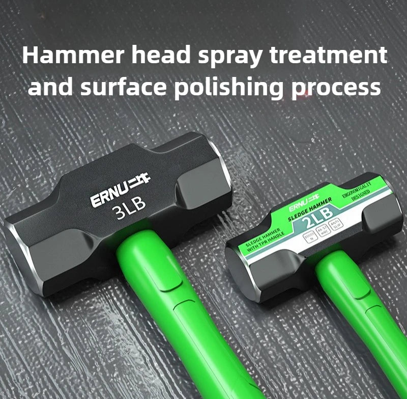 2LB-12LB Sledge Hammer Heavy Duty Octagonal Hammer Multi-functional Construction Wall Remover Hammers High Carbon Steel Tools