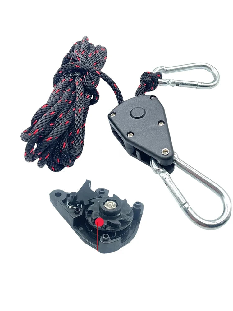 Tent Guy Rope, Heavy Duty Windproof Camping Rope with Reflective Strips