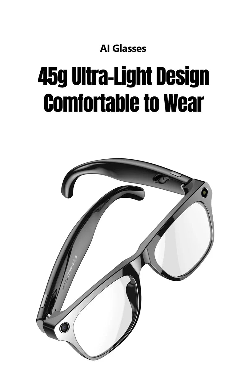 VIVO 8K HD AI Smart Glasses Chat 260Mah Battery Voice Assistant Control GPT 100MP Camera Bluetooth Call Smart Glasses 2025