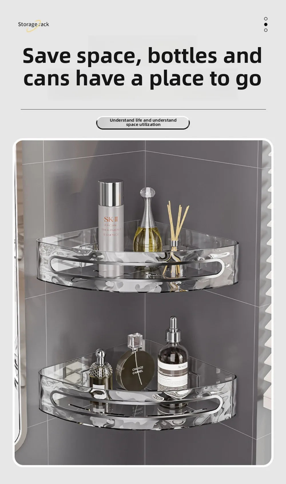 Bathroom Shelves Storage Organizer