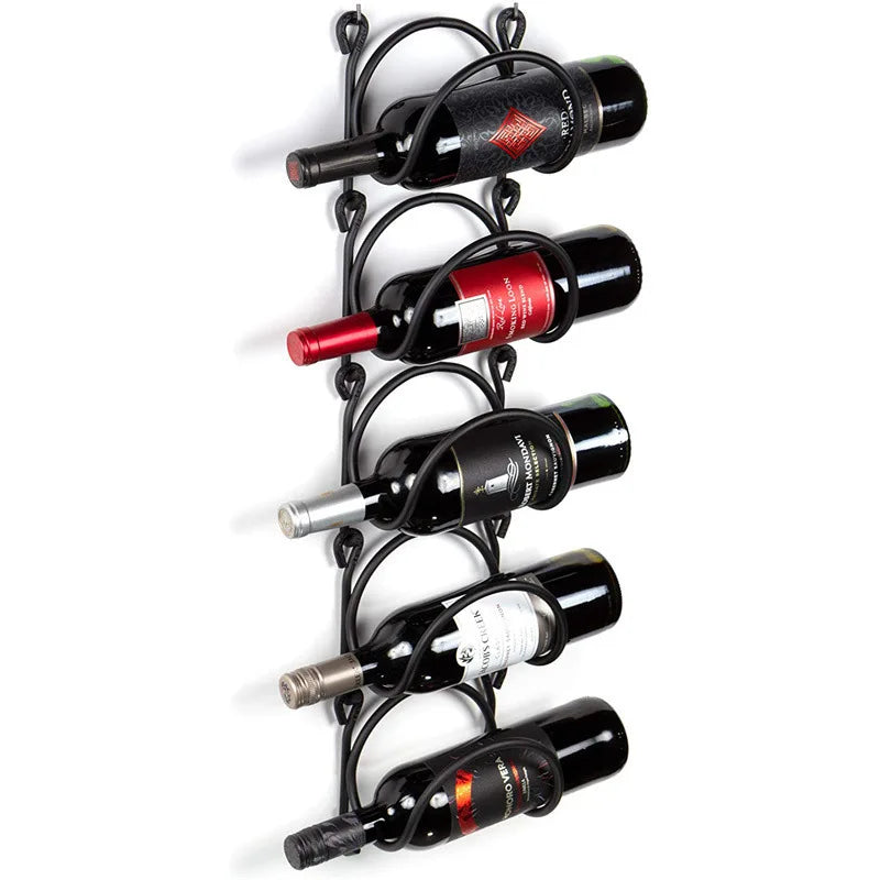 2-6Pcs Wall Mounted Towel Rack with Hooks