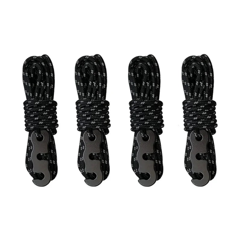 4 Outdoor Tent Ropes, Reflective Ropes