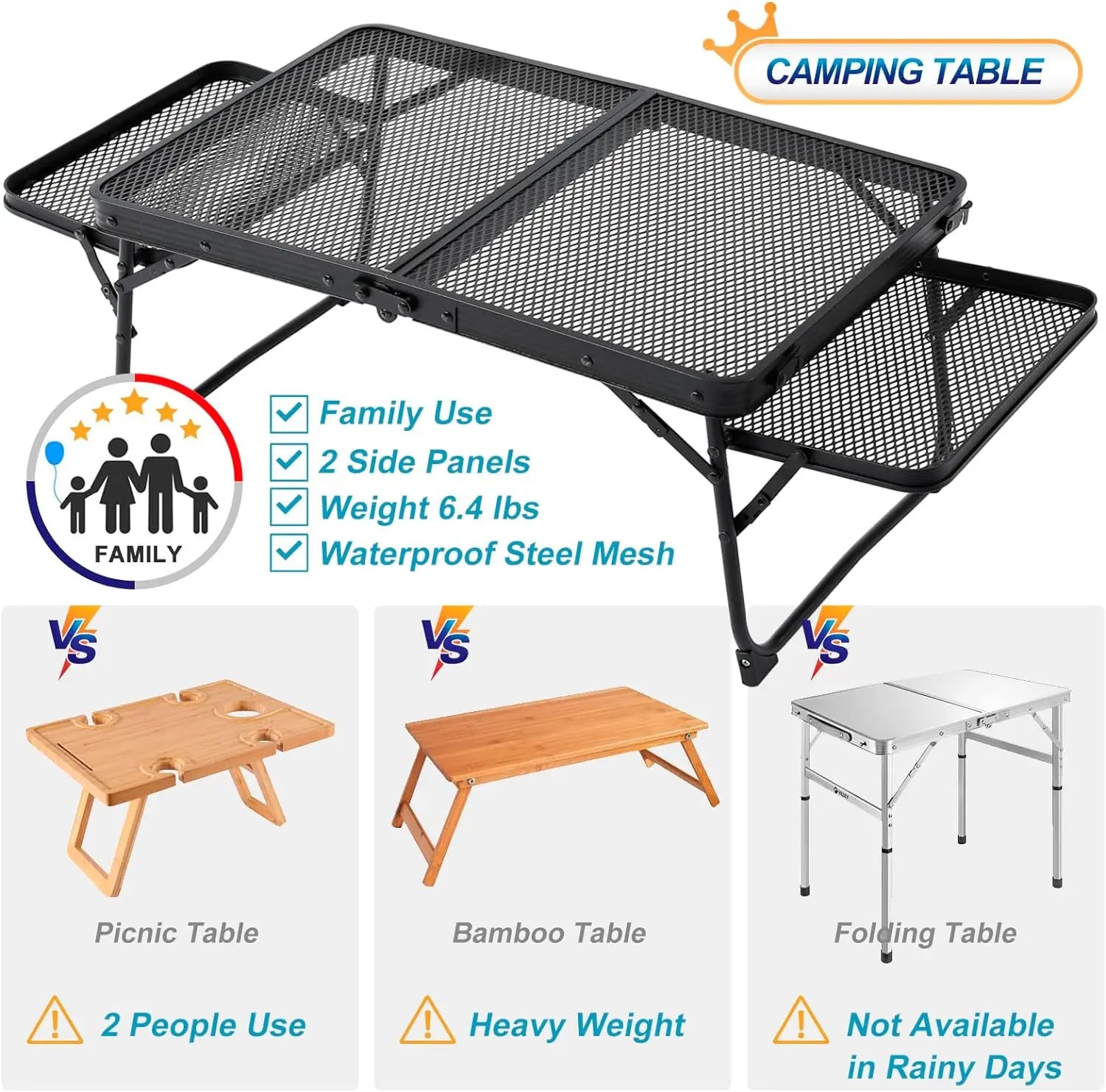 Grid Portable Folding Table