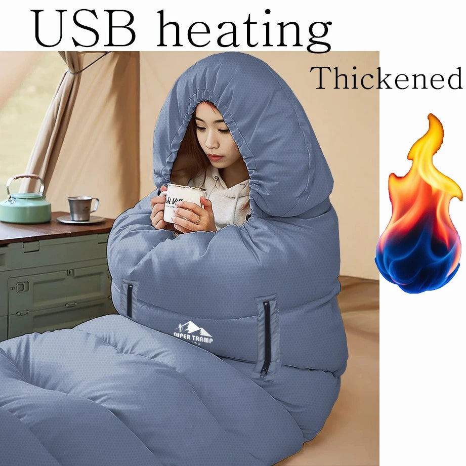 Thick Sleeping Bag Usb Heating