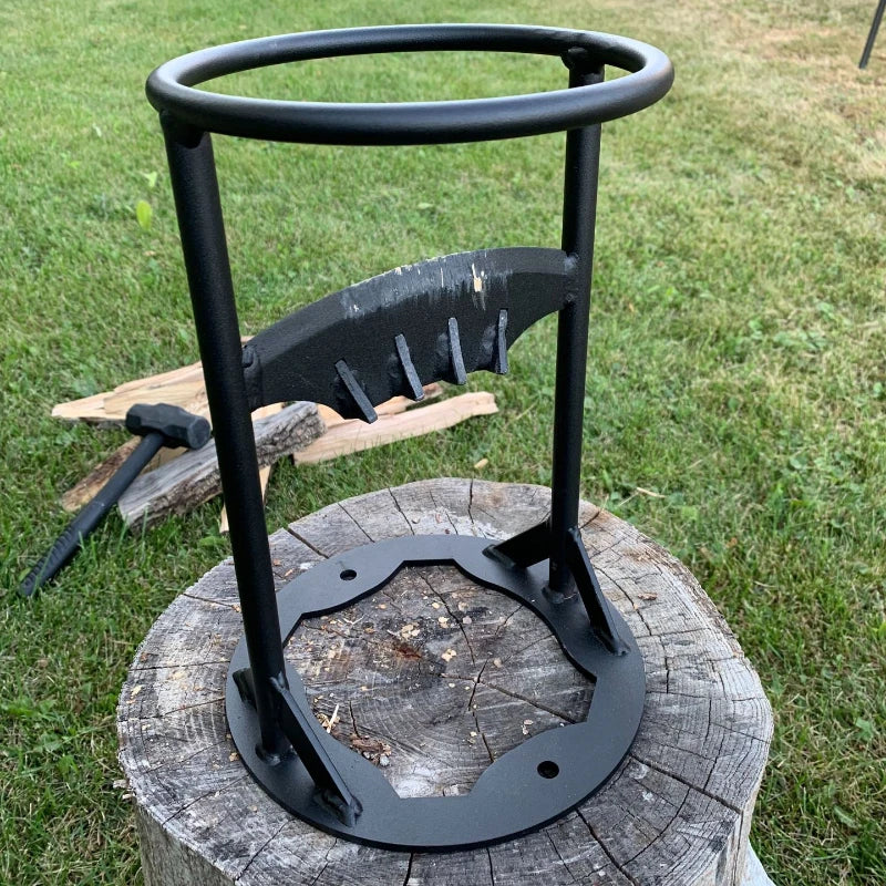 Save Labour Firewood Wood Splitter Decorations Outdoors Iron Wood Splitter Wood Breaker Finger-Safety Garden Tools Hand Tools