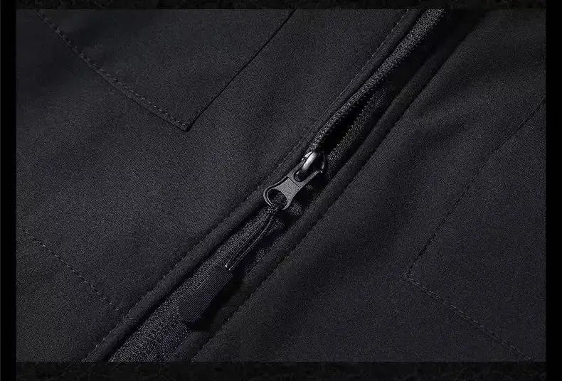 Men's Winter Autumn Fleece Sharkskin Waterproof Tactical Military Camping Hiking Jackets Climbing Hunting Coats Combat Pants