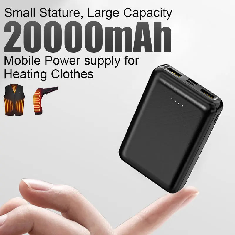 20000mAh Power Bank Portable USB  Fast Charging External Battery Pack
