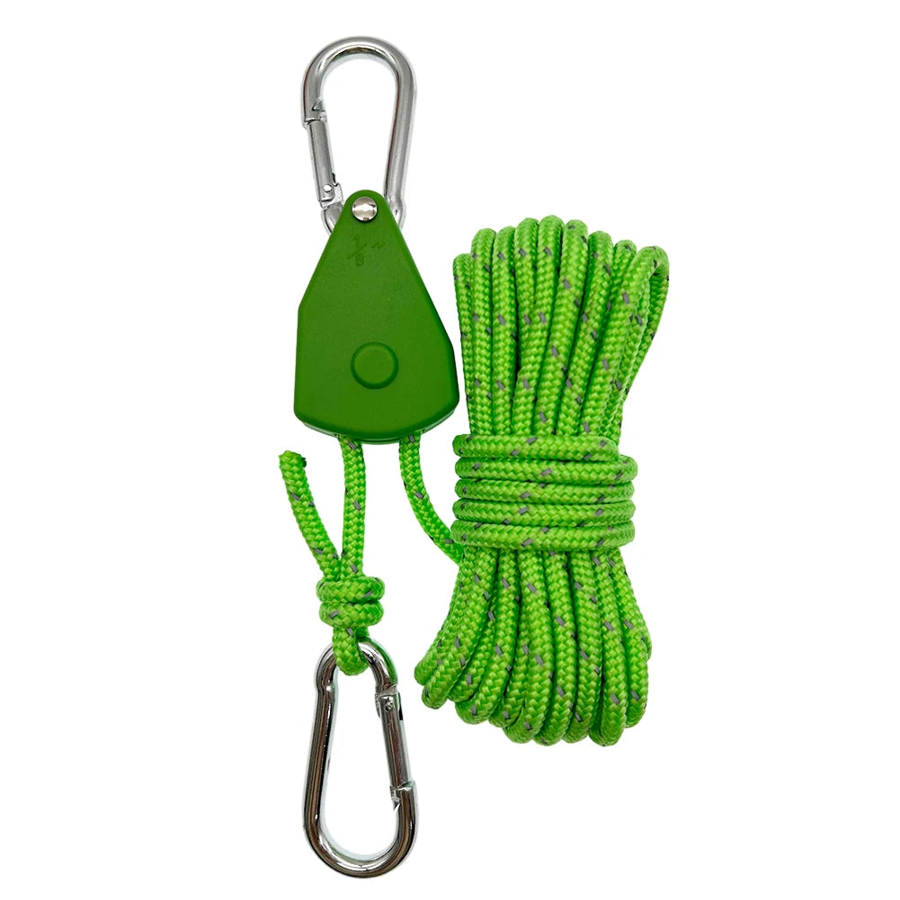 Tent Fastener Fixed Buckle Pulley Rope
