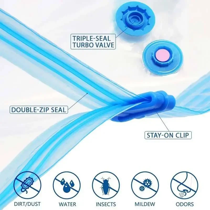 Vacuum Storage Bags or 1Pcs Pump, Vacuum Seal Bag Space Saving Bags