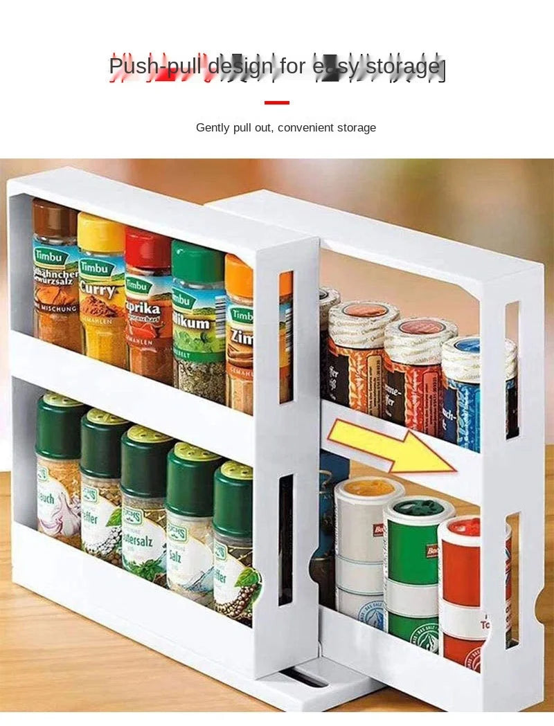 Rotating Spice Storage Shelf