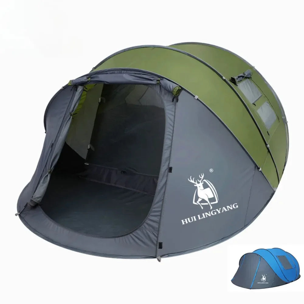 Pop Up Throw Tent Automatic Waterproof  Suv Rear 4 Seasons Shelter