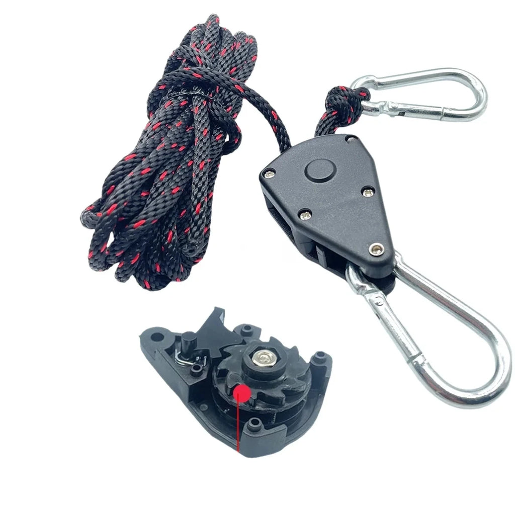 Tent Guy Rope, Heavy Duty Windproof Camping Rope with Reflective Strips