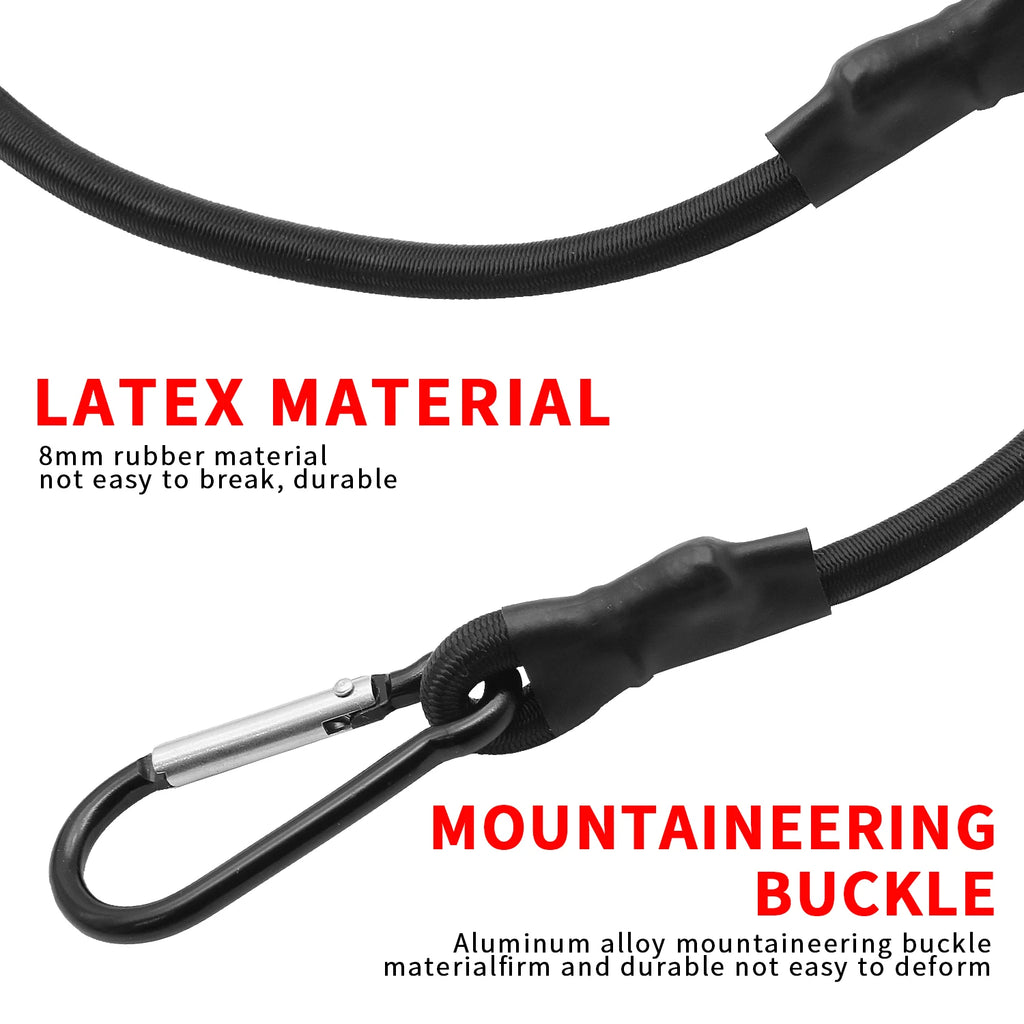 Bungee Cords with lightweight Carabiners