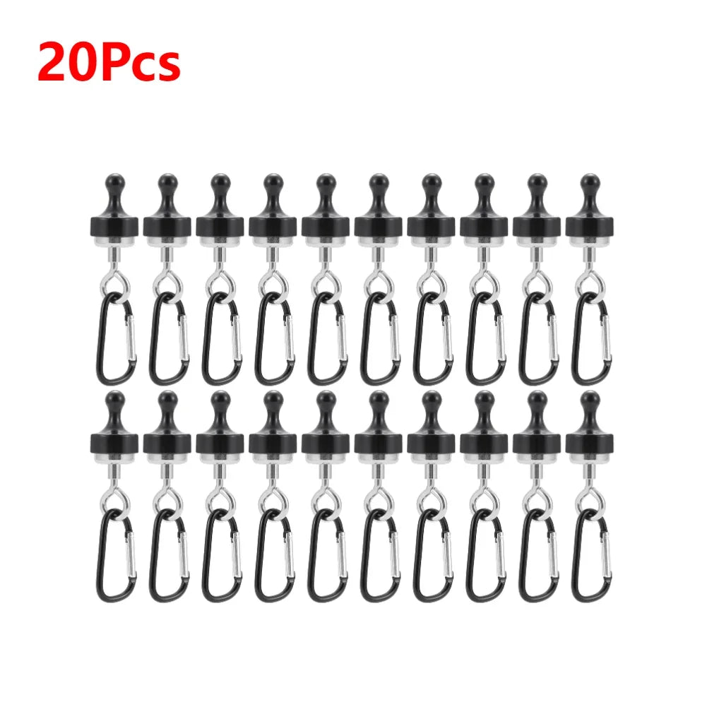 1-30Pcs Camping Magnetic Hooks Heavy Duty
