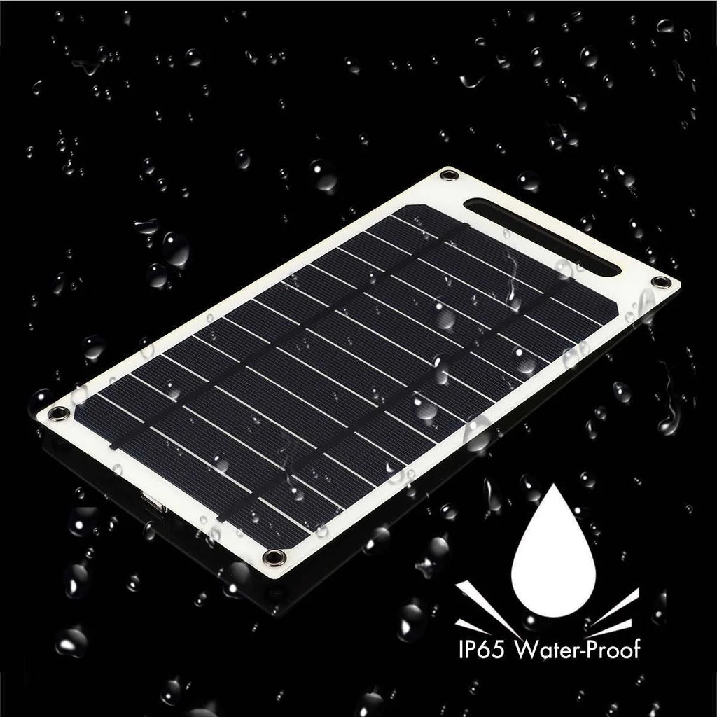 Solar Panel 30W  USB Type-C Waterproof Outdoor Hiking Camping Portable Battery Mobile Phone Charging Bank  Charging Panel  6.8V