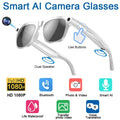 8K HD AI Smart Glasses  Voice Assistant Control  Camera Bluetooth Call