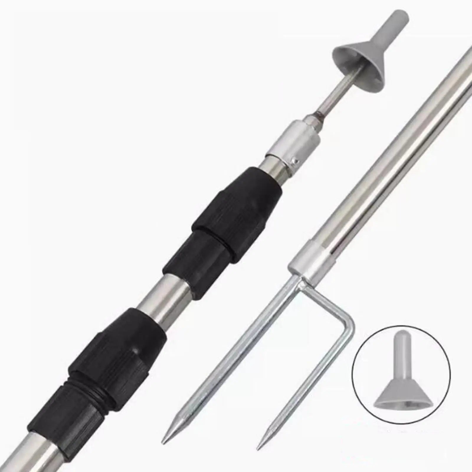 4 Pieces Tarp Poles Accessories Heavy Duty Adjustable Support Rods