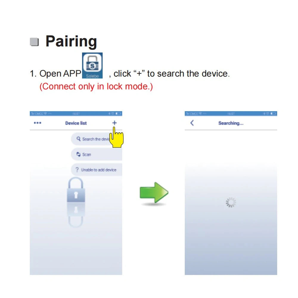 Anti-theft Alarm Lock Bluetooth Smart APP