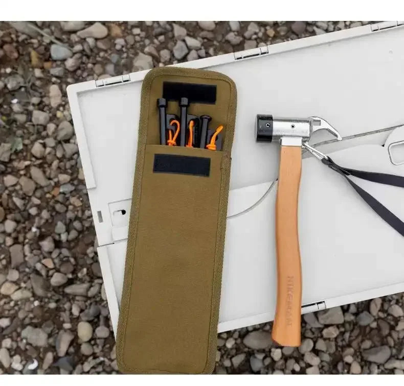 Camping Tent Peg Storage Kit – Waterproof Organizer Pouch for Tents & Canopy Accessories