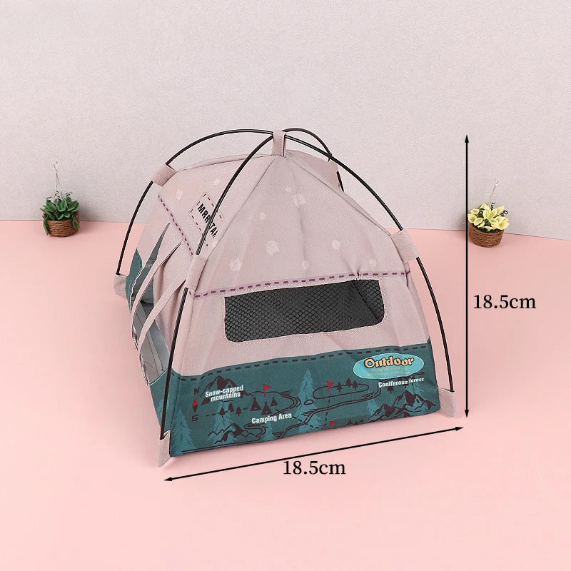 Dollhouse Accessories Cute Camping Tent