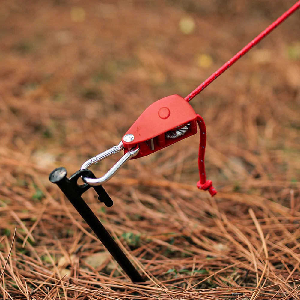 Tent Fastener Fixed Buckle Pulley Rope