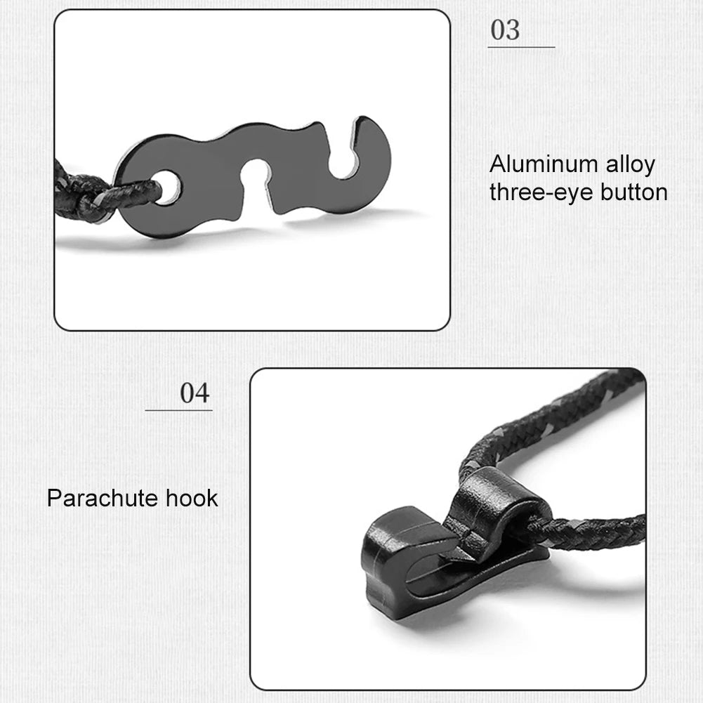 3 M Camping Stretch Clothesline With 12 Clips