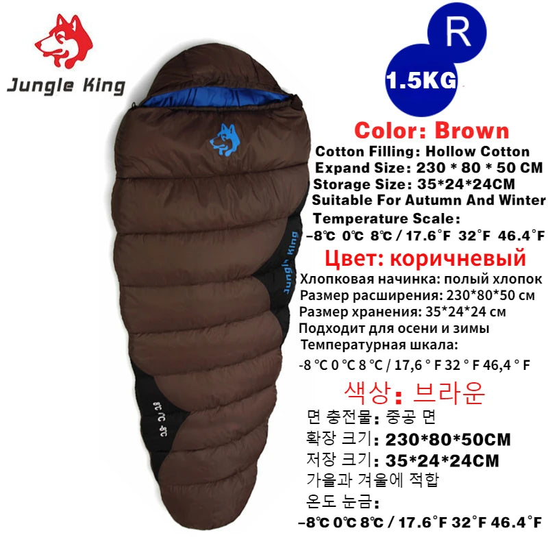 Thicken Winter Cold Weather Waterproof Sleeping Bag  -8℃