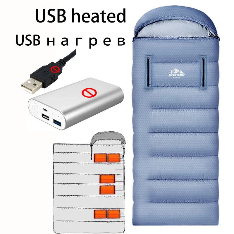 Thick Sleeping Bag Usb Heating