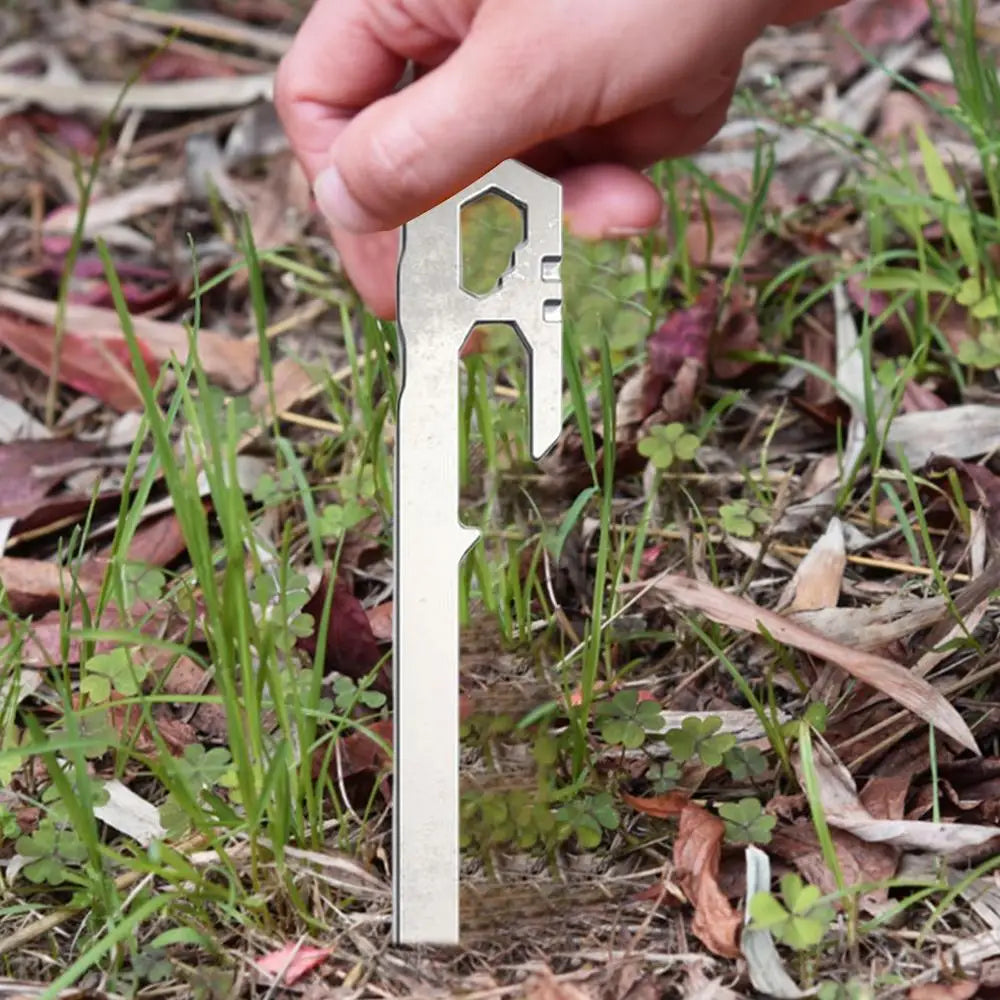 Camping Tent Stakes 6Pcs Stainless Steel