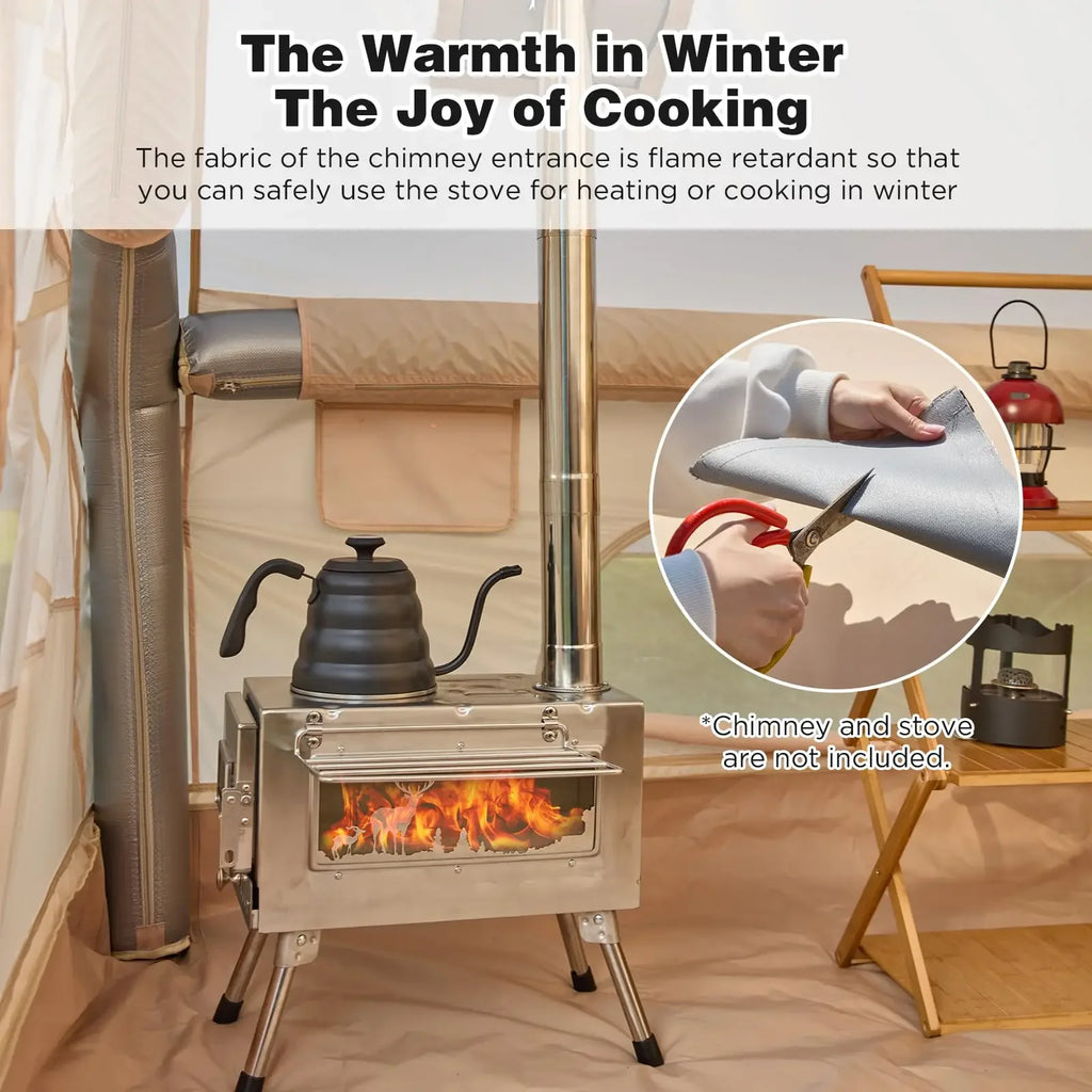 129 Sqft Large inflatable tent with Tarp,8 Person