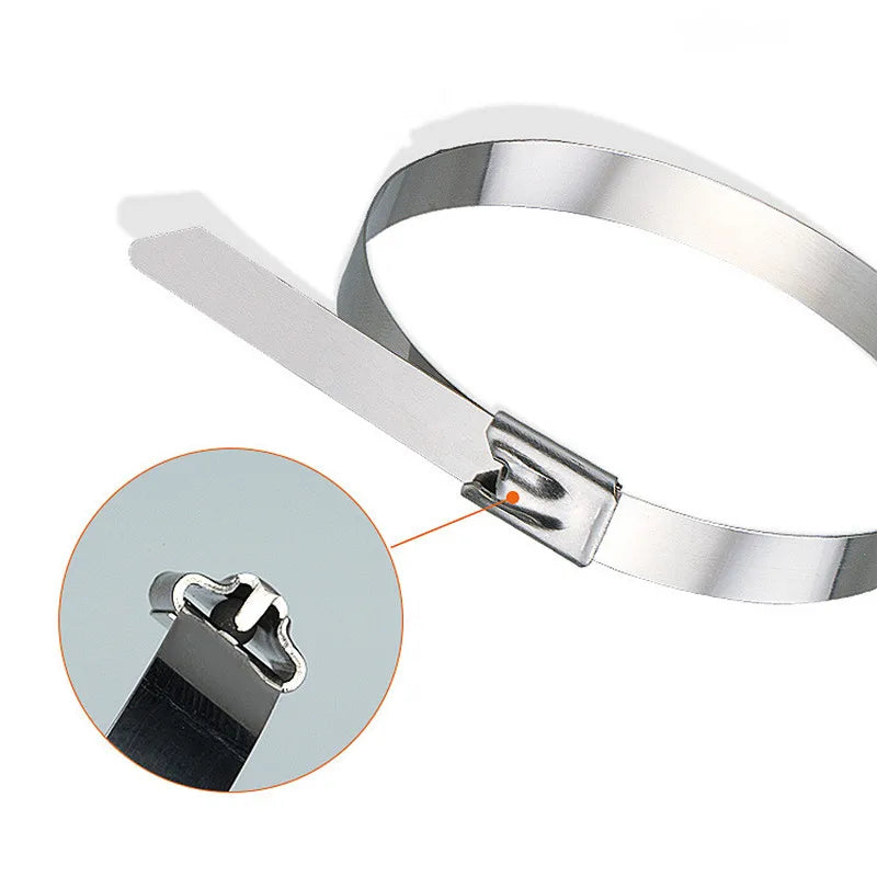 Ball self locking Stainless Steel Cable Ties