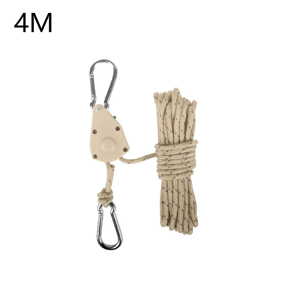 Tent Rope Hanger Pulley Hook,