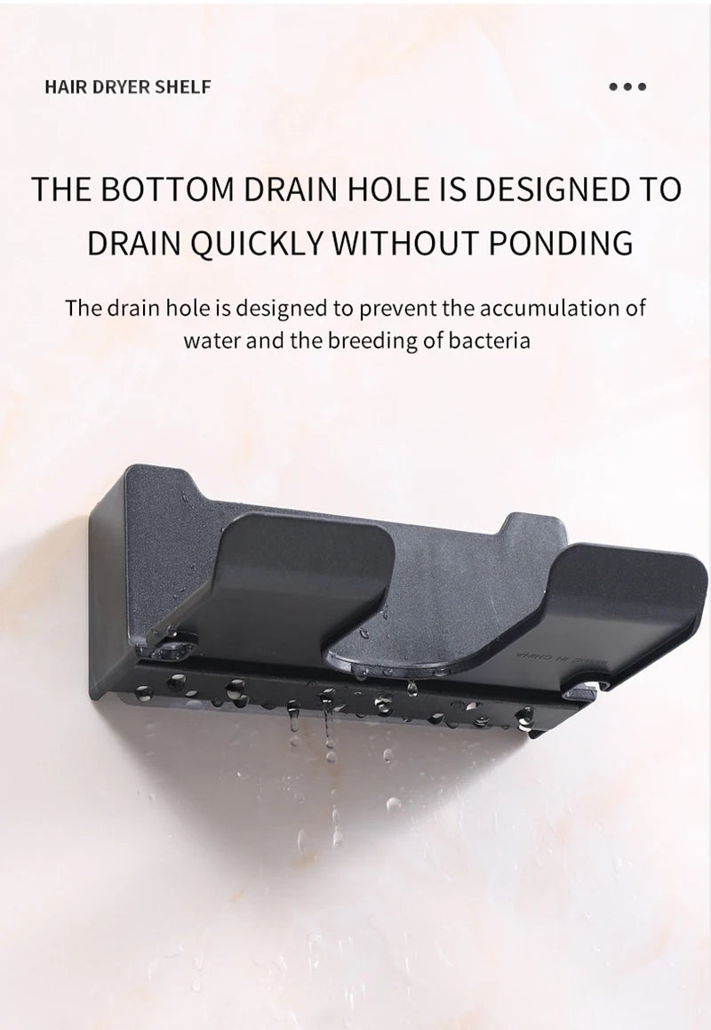 Bathroom Shelf Dryer Cradle