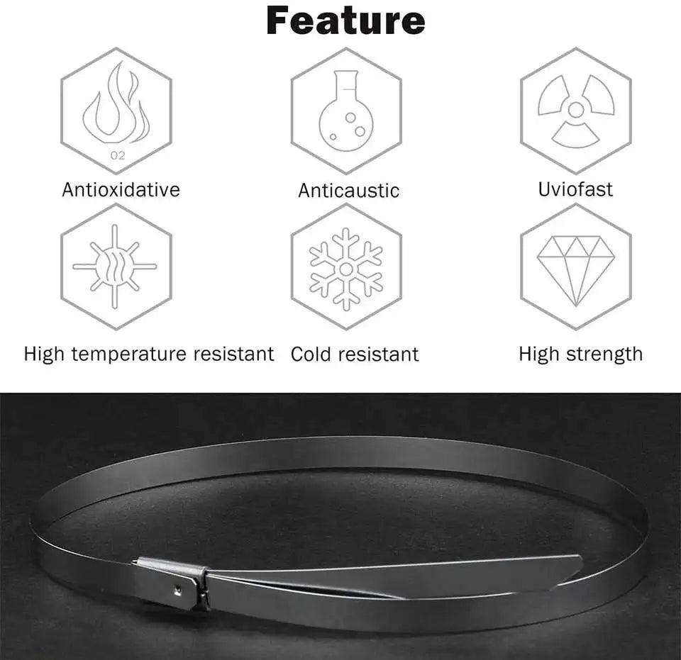Ball self locking Stainless Steel Cable Ties
