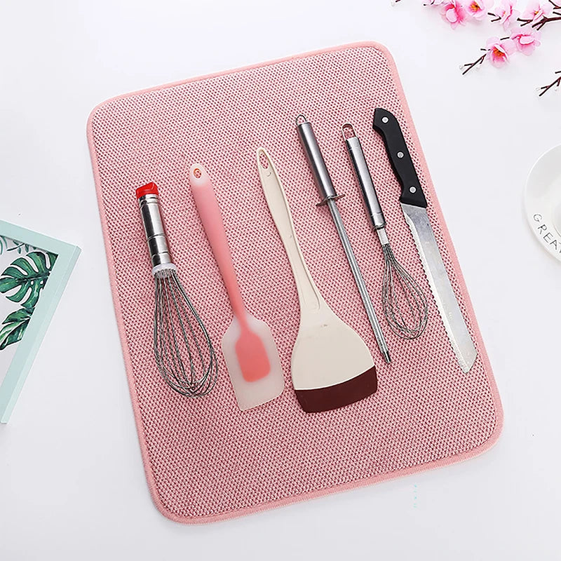 Dish Drying Mat Microfiber Absorbent