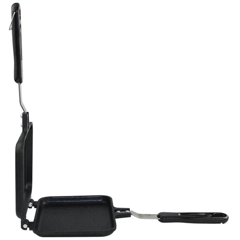 Double-Sided Non-Stick Sandwich Maker Iron Bread Toast Breakfast Machine Waffle Pancake Baking Barbecue Oven Mold Grill Frying