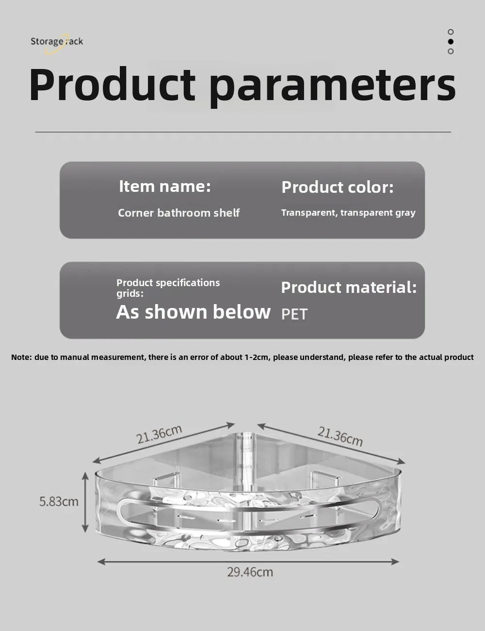 Bathroom Shelves Storage Organizer