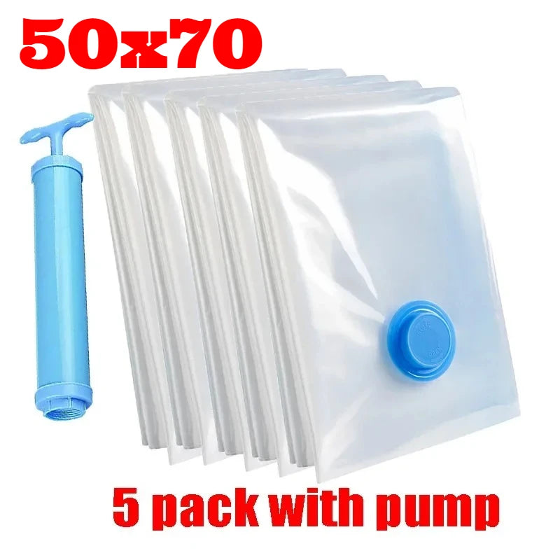 Vacuum Storage Bags or 1Pcs Pump, Vacuum Seal Bag Space Saving Bags
