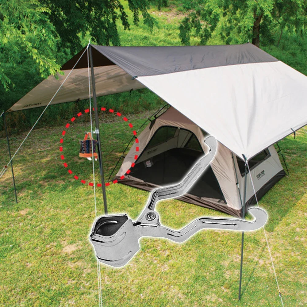 Metal Iron Clip Multi-function Hanging Hook Clamp Accessories Camping Accessories